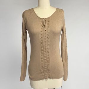 Loft Brown Lightweight Sweater
